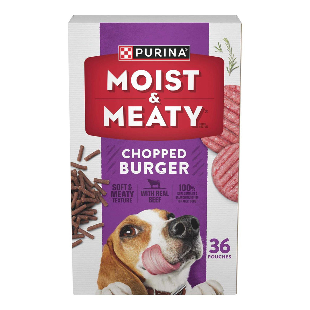 Moist & Meaty Chopped Burger Dog Food H153