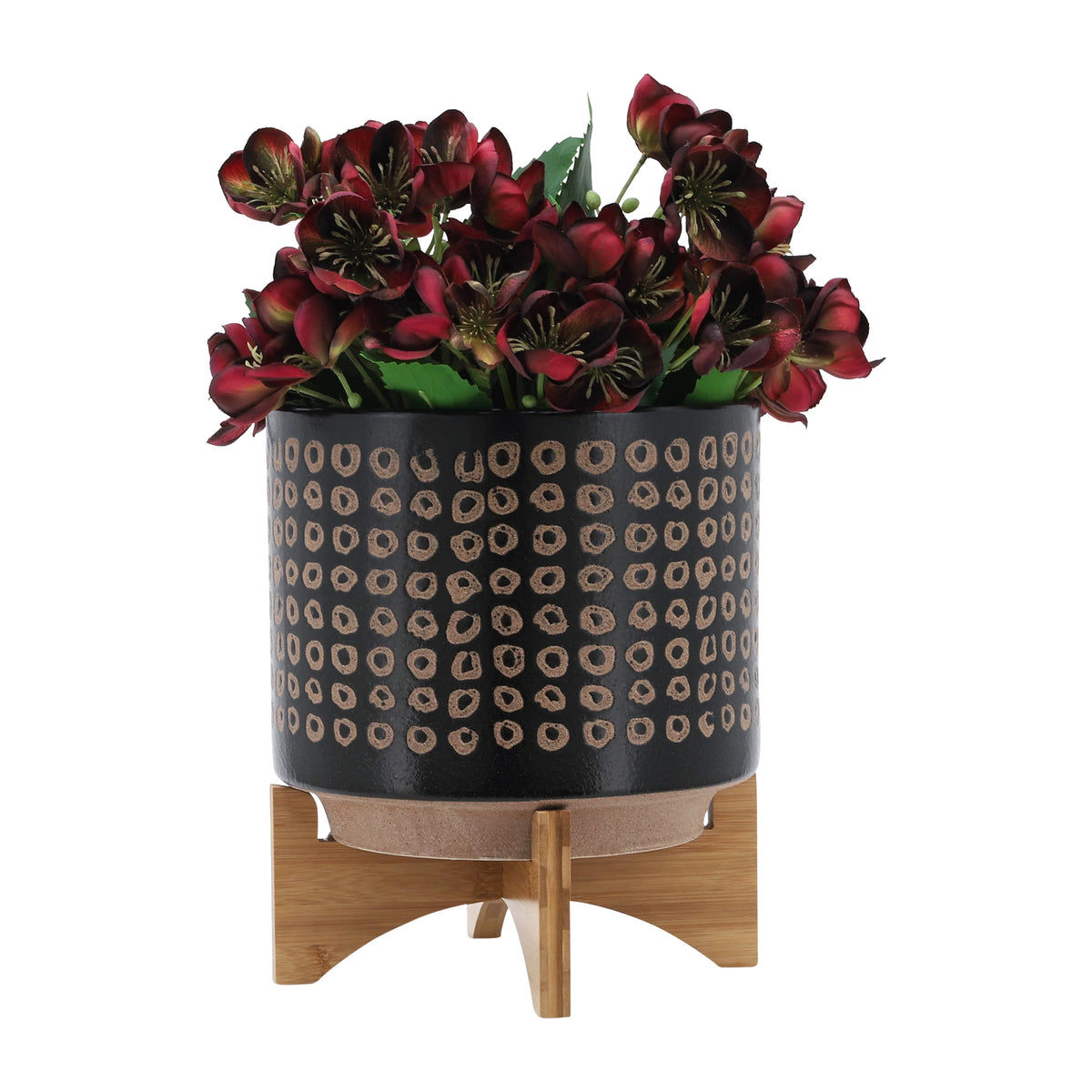 Ceramic Planter On Stand G582