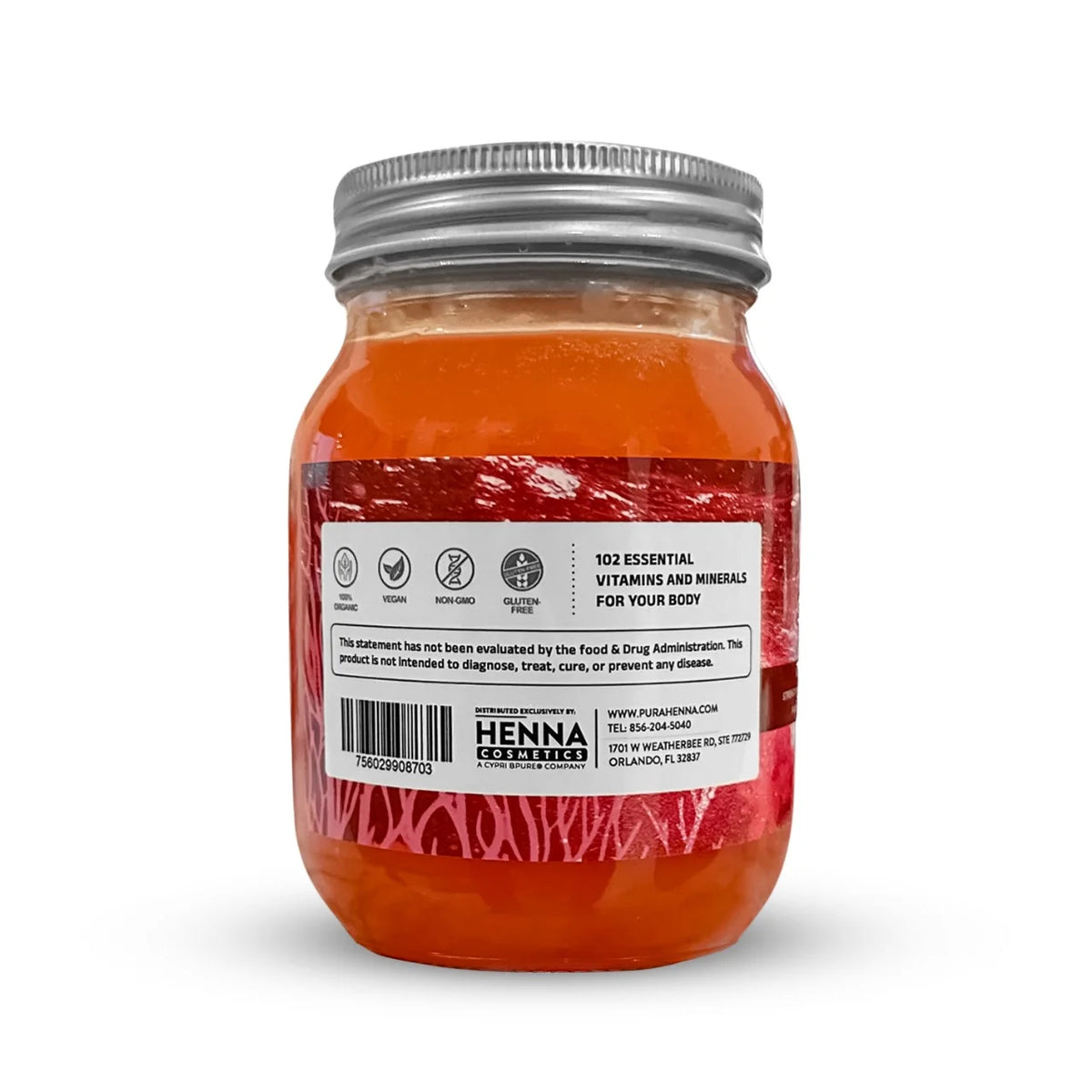 Strawberry Flavored Sea Moss Gel 18 OZ Z3183