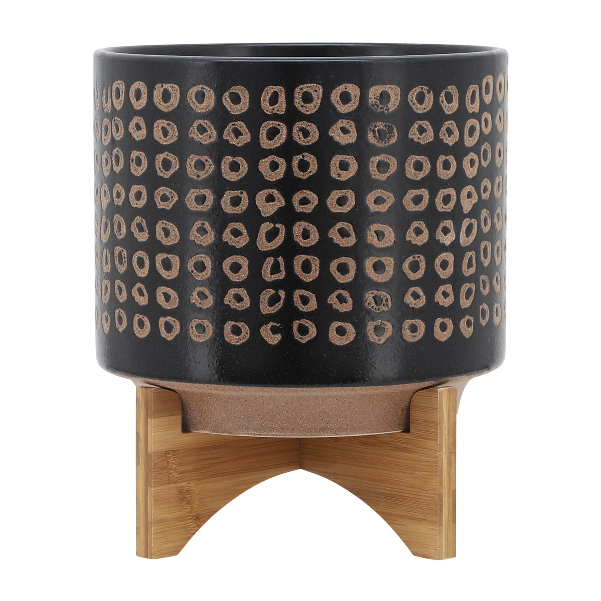 Ceramic Planter On Stand G582