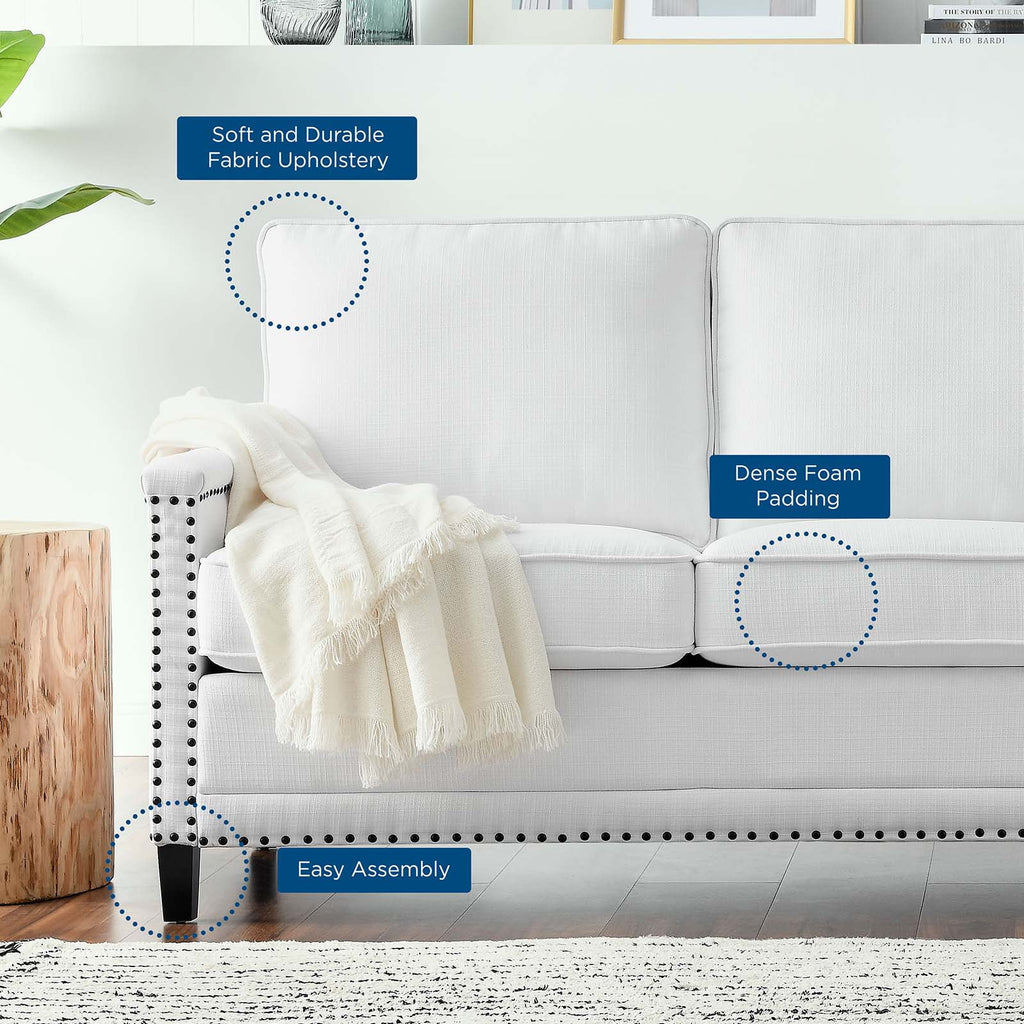 White Fabric Sofa S955360