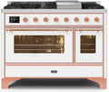White Dual Fuel Propane Gas Range Q686966