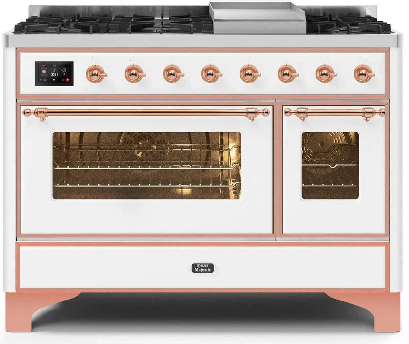 White Dual Fuel Propane Gas Range Q686966