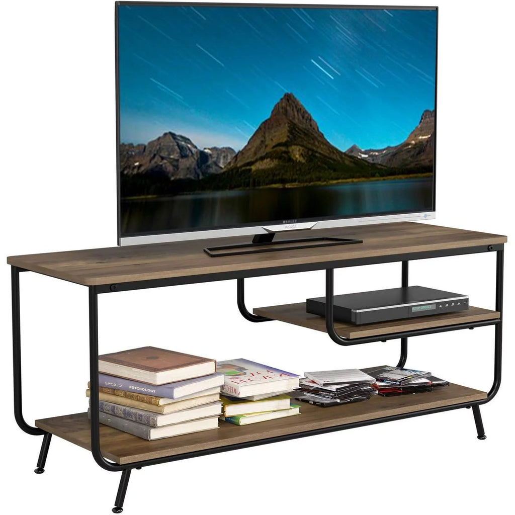 Wood 3 Tier TV Stand with Storage D667489