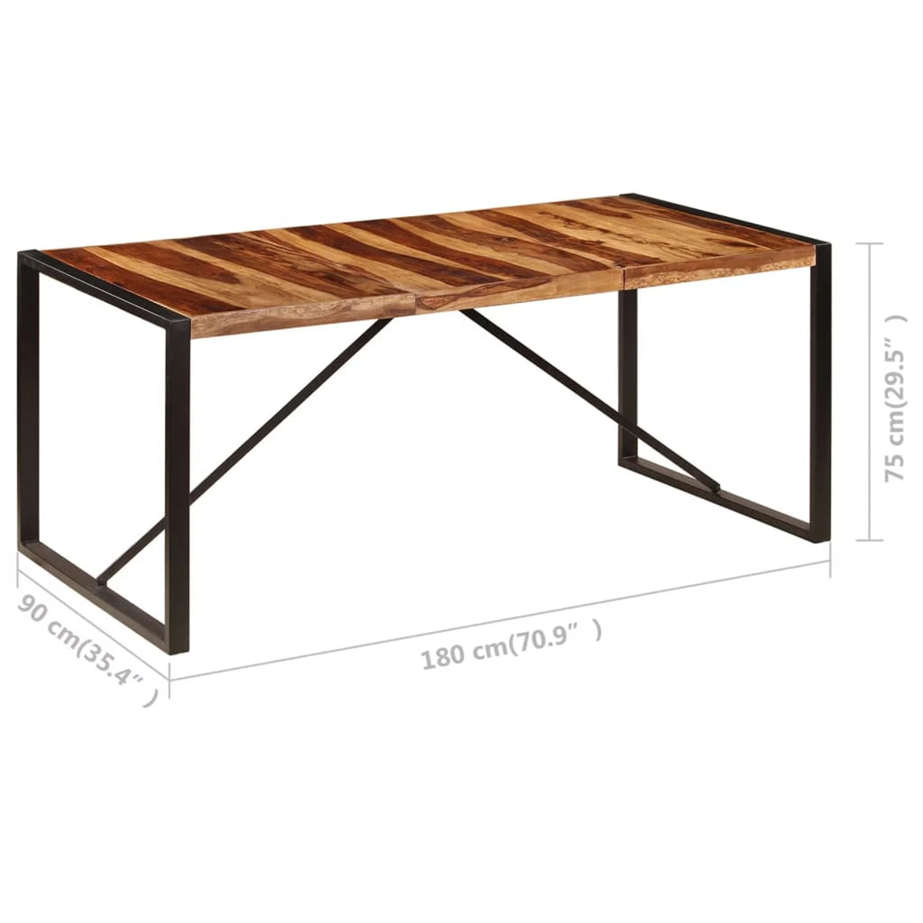 Solid Sheesham Wood Dining Table E616292