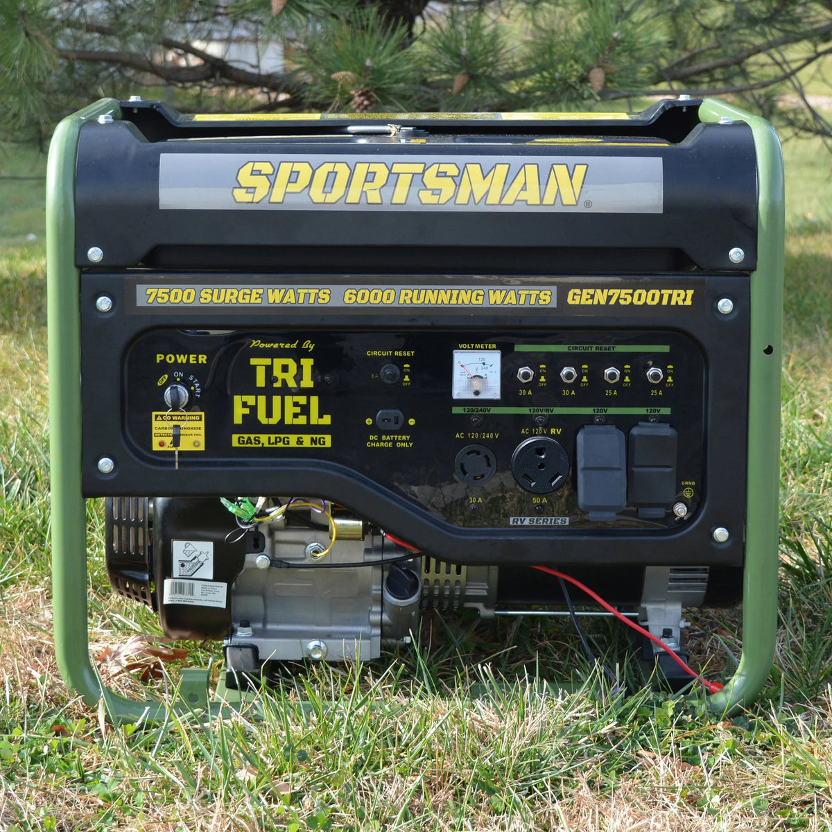 7500 Watts Portable Tri-Fuel Generator A463