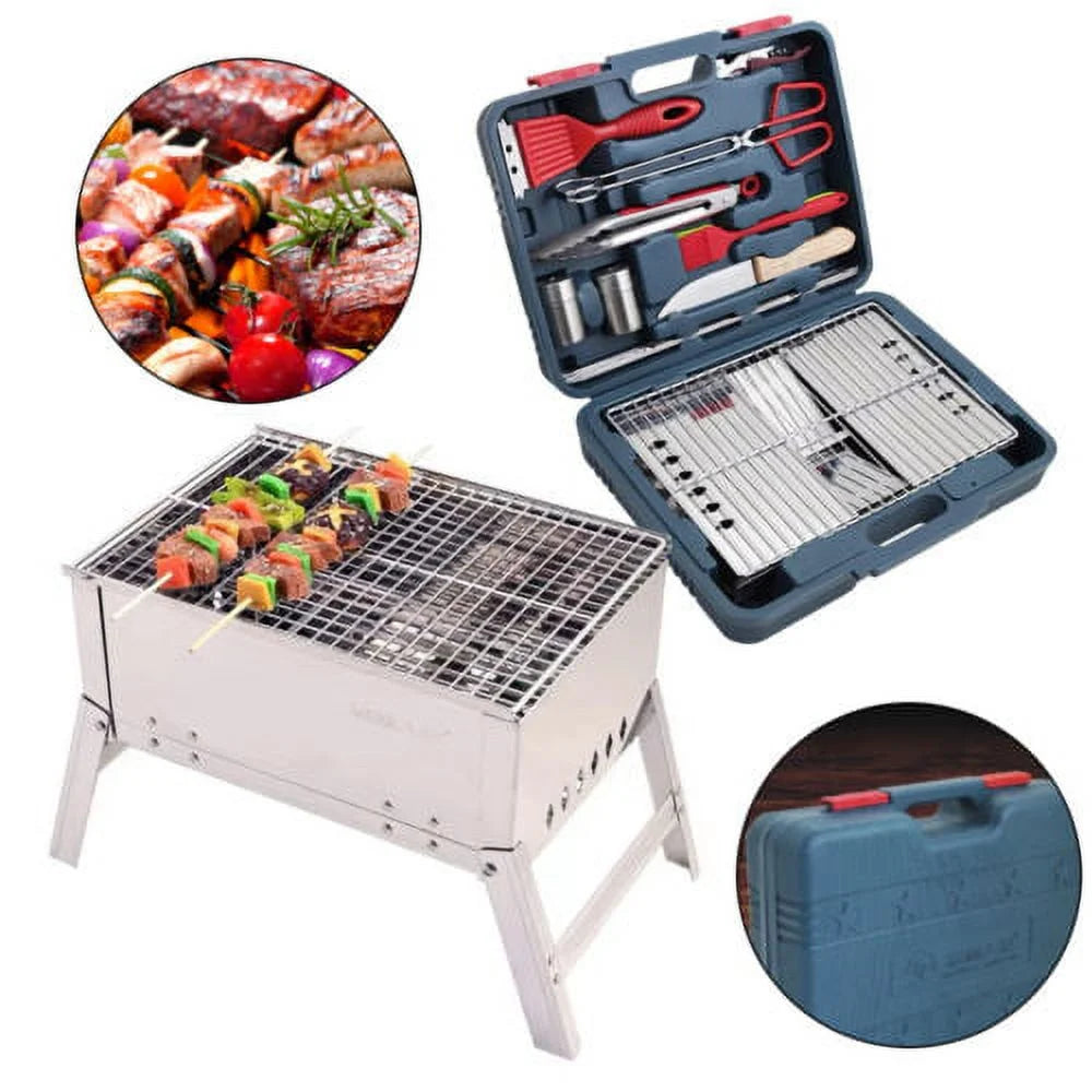 Portable Charcoal Barbecue Grill M54495