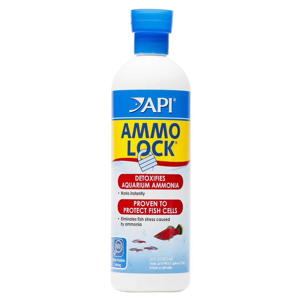 Freshwater And Saltwater Aquarium Ammonia Detoxifier, 16 oz W520