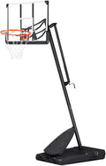 Portable Basketball Hoop with 7.5-10 Ft Adjustable Height J7981
