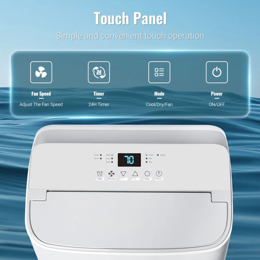 Portable Air Conditioner 8150 BTU White B79223