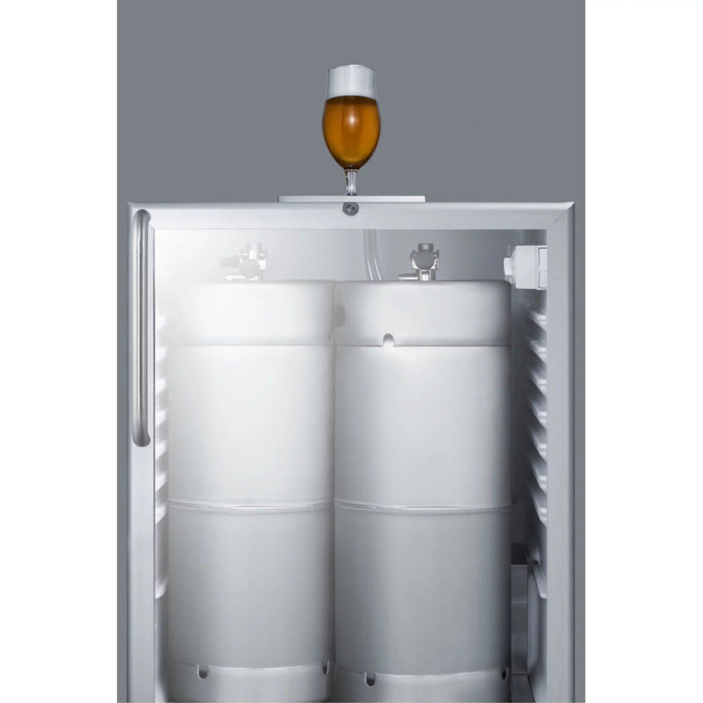 Stainless Steel Built-in Kegerator O317