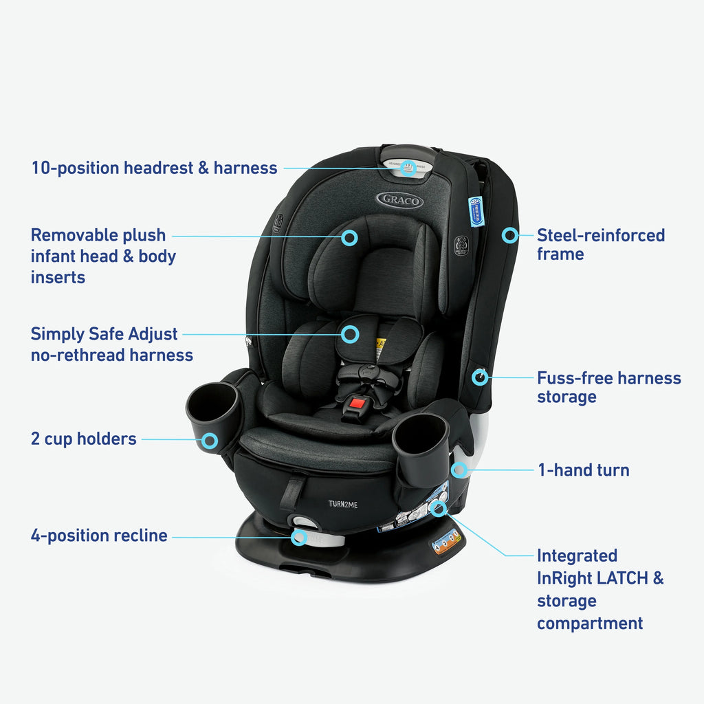 3-in-1 Rear- and Forward-Facing Car Seat T5051