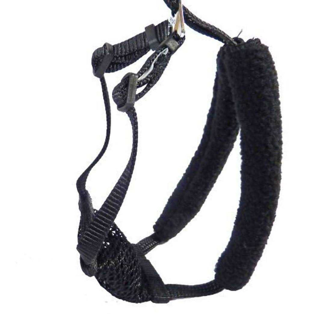 Medium Black Anti Pull Mesh Dog Harness M7157