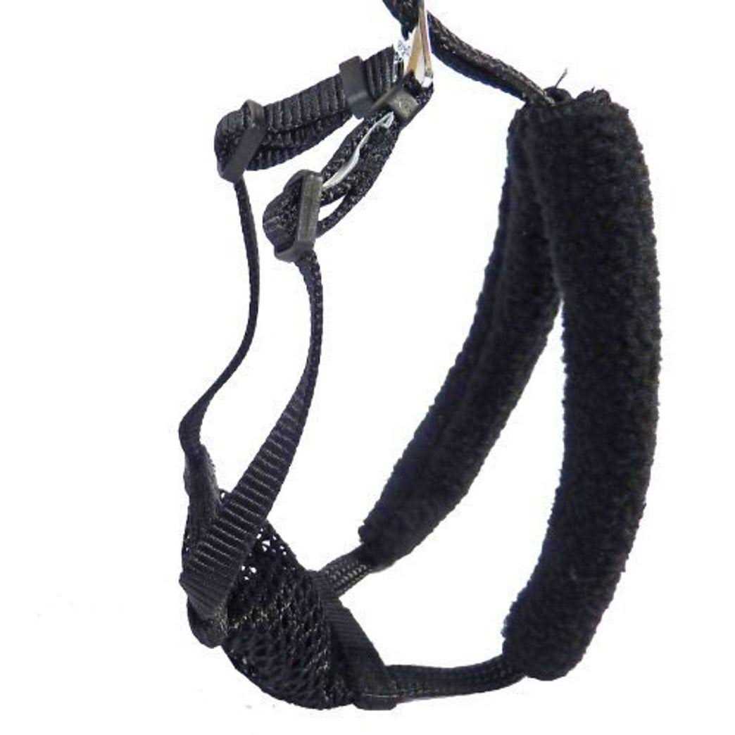 Medium Black Anti Pull Mesh Dog Harness M7157
