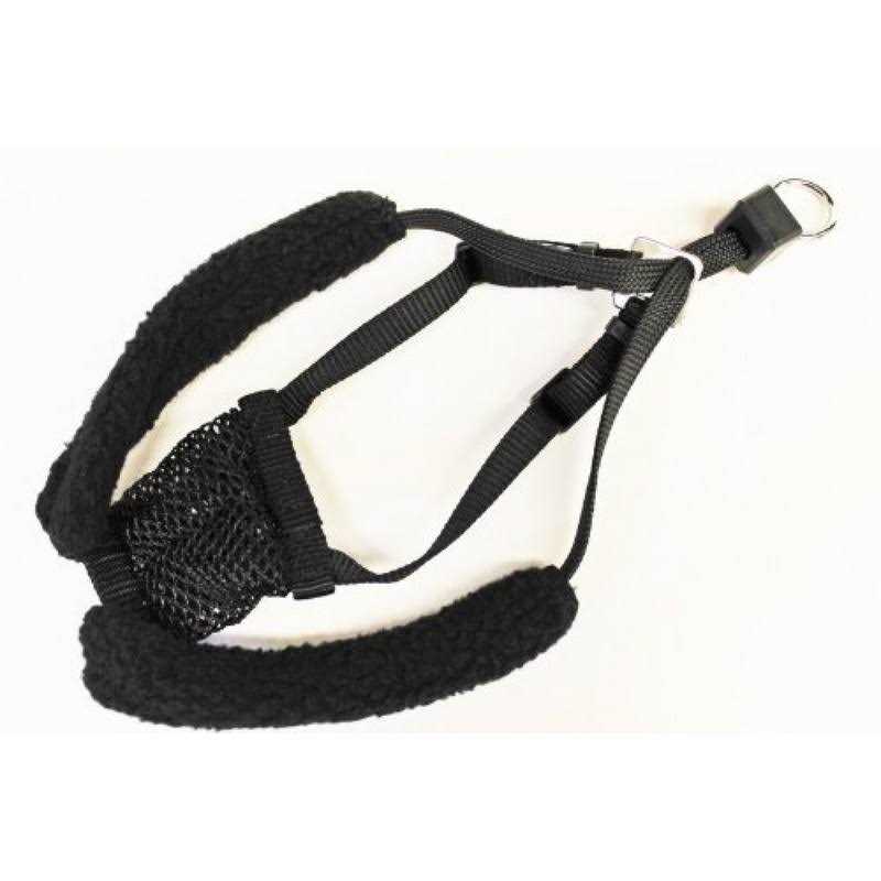 Medium Black Anti Pull Mesh Dog Harness M7157