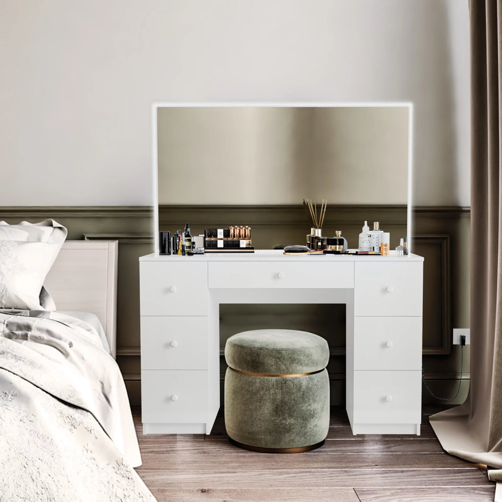 Modern Lighted Vanity Table B354618