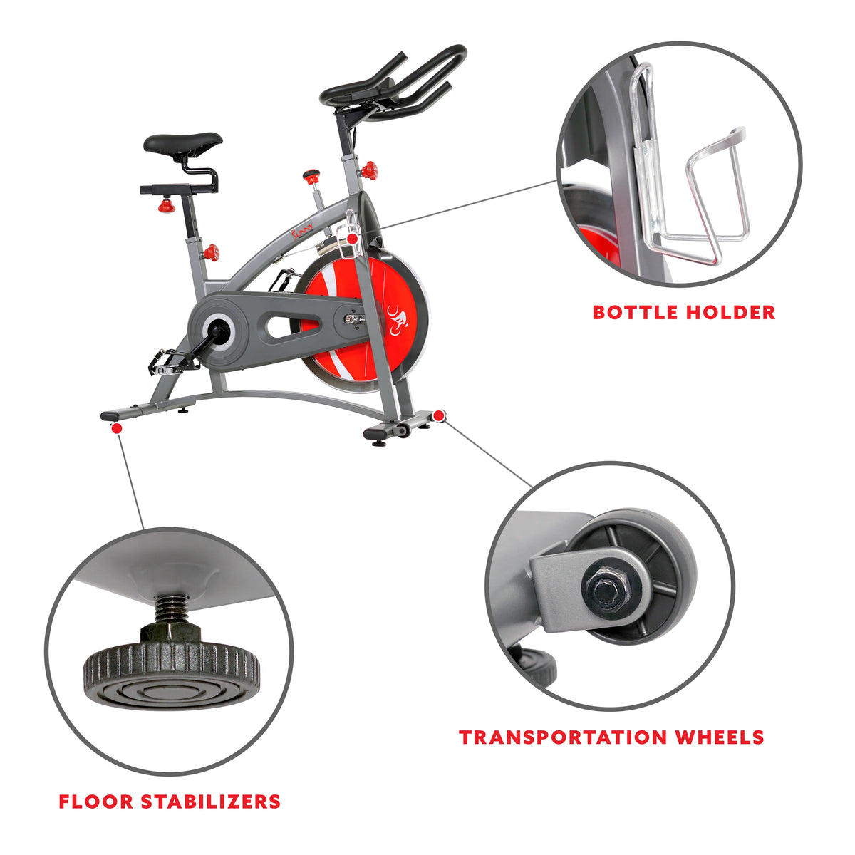 Stationary Belt Drive Indoor Cycling Exercise Bike C56175