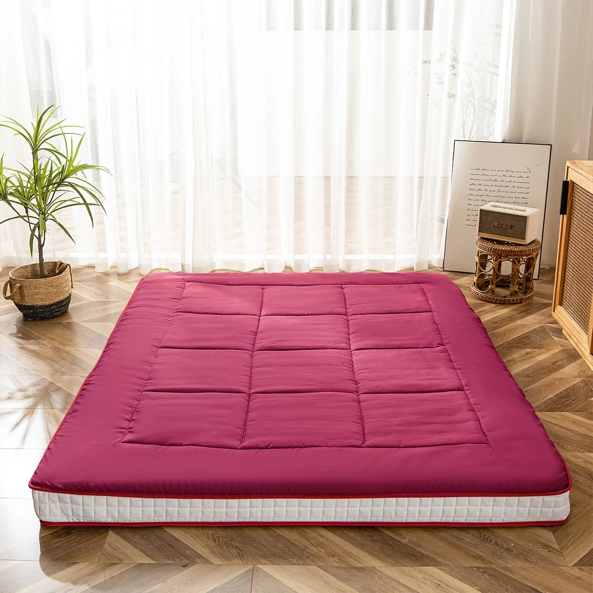 Dark Grey Twin Folding Futon Mattress Z7631
