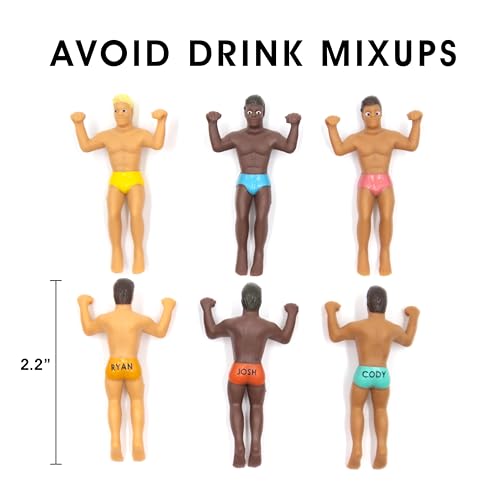 Drinking Buddies Drink Markers, Wine Glass Charms (6 Count) L46902