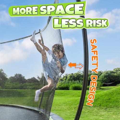 8FT Recreational Trampoline with Enclosure L662253