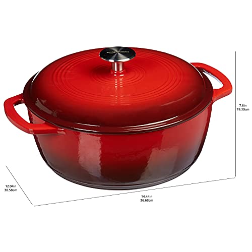Enameled Cast Iron Covered Dutch Oven R18404