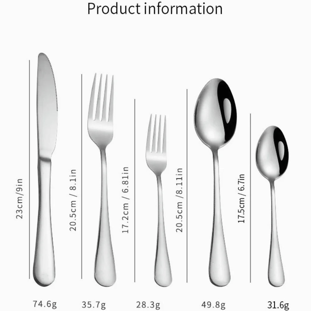 20 Piece Stainless Steel Silverware Set V388422