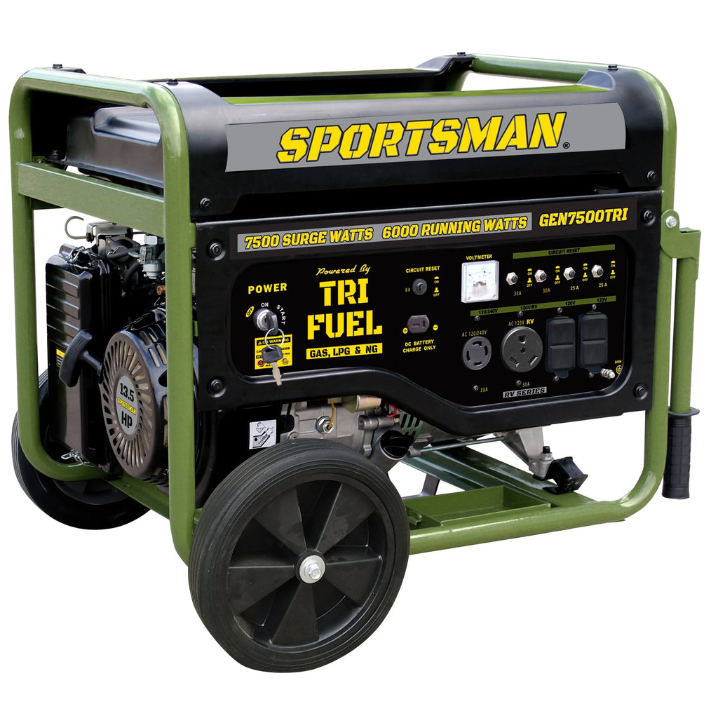 7500 Watts Portable Tri-Fuel Generator A463