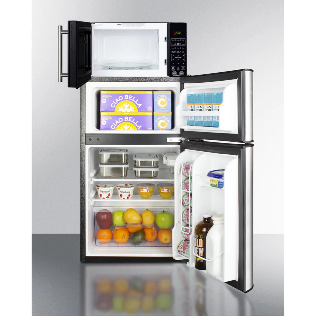 2 Door Microwave & Refrigerator-Freezer Combination H175618