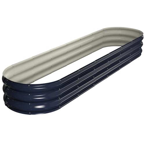 4x2x1 ft Galvanized Metal Raised Garden Bed Kit F716568