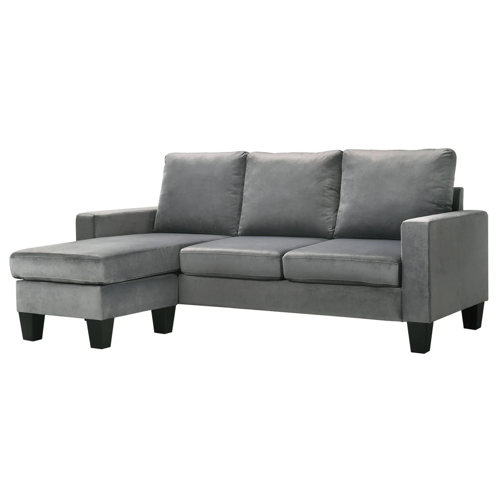 Gray Sofa Chaise M9512