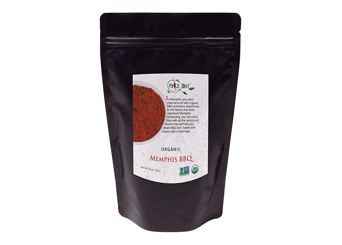 Organic Salt-Free BBQ Dry Rub Seasoning 1LB Pouch M525