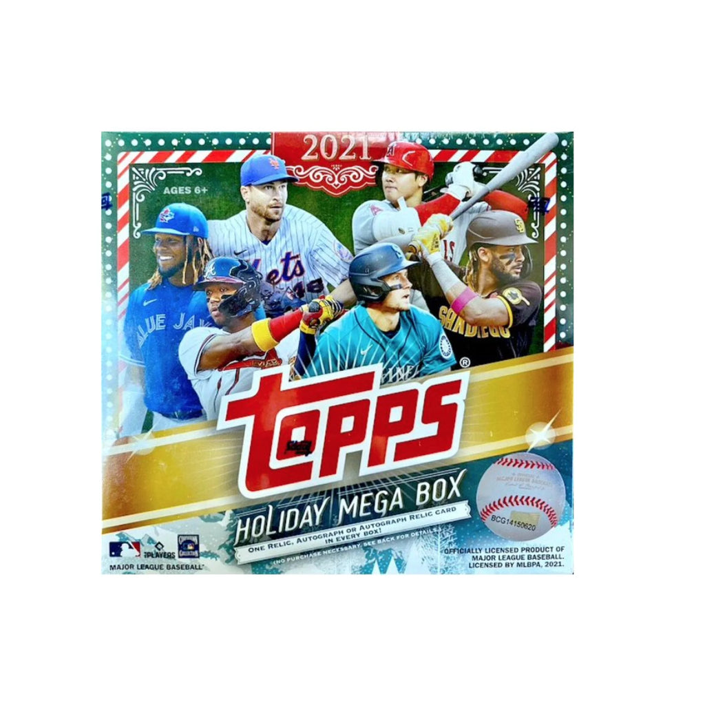 21 Topps Cards Holiday Baseball Mega Box B58024