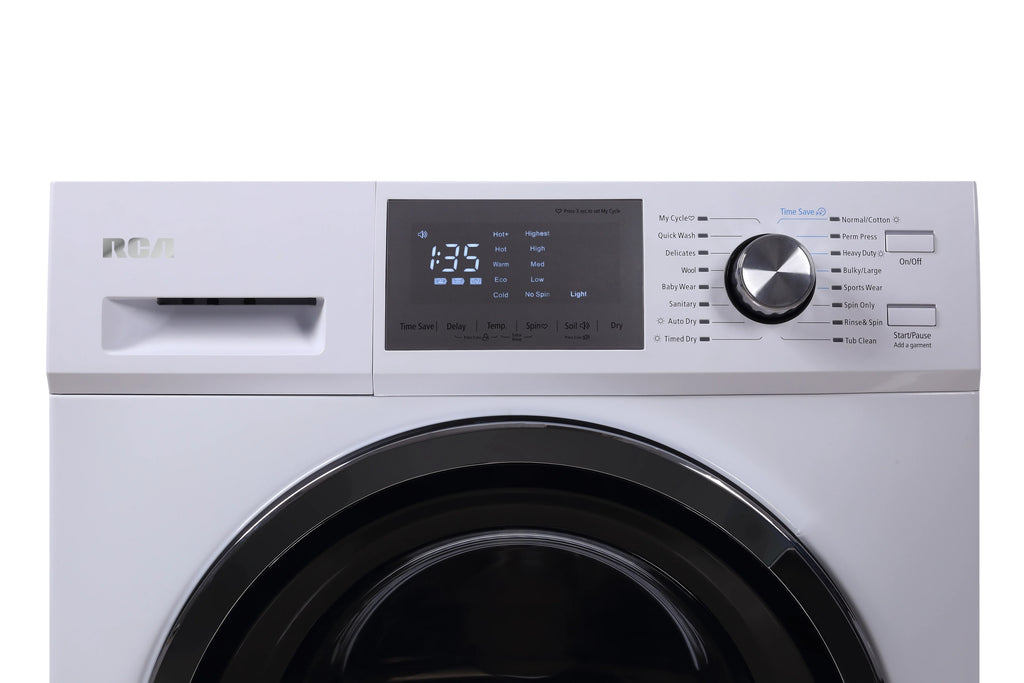 White 2.7 cu ft Front Loading Combo Washer and Dryer H9061