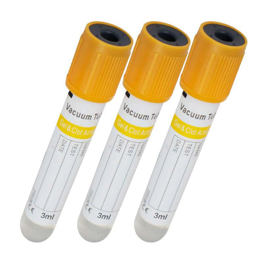 100pcs Glass Vacuum Blood Collection Tubes 3mL G373