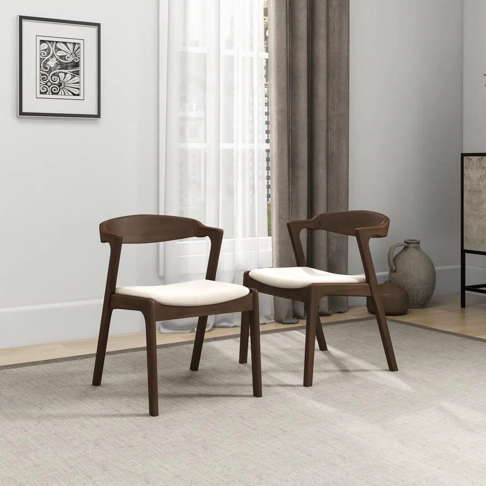 Velvet Solid Wood Dining Chair Set of 2 C34913