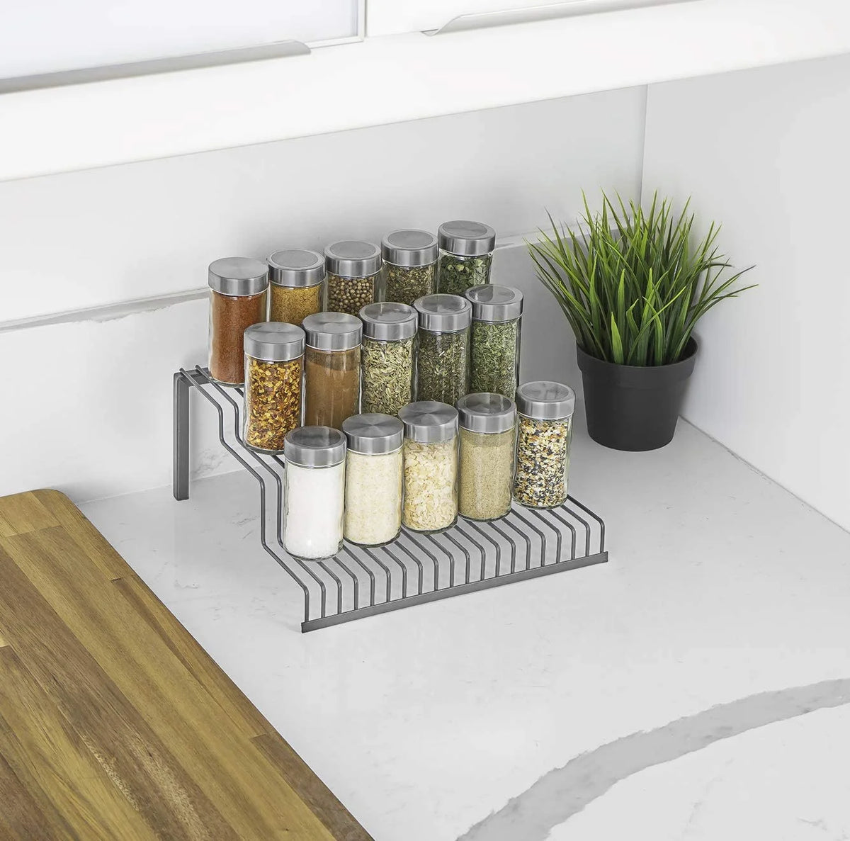 3-Tier Steel Wire Spice Rack Organizer S13518