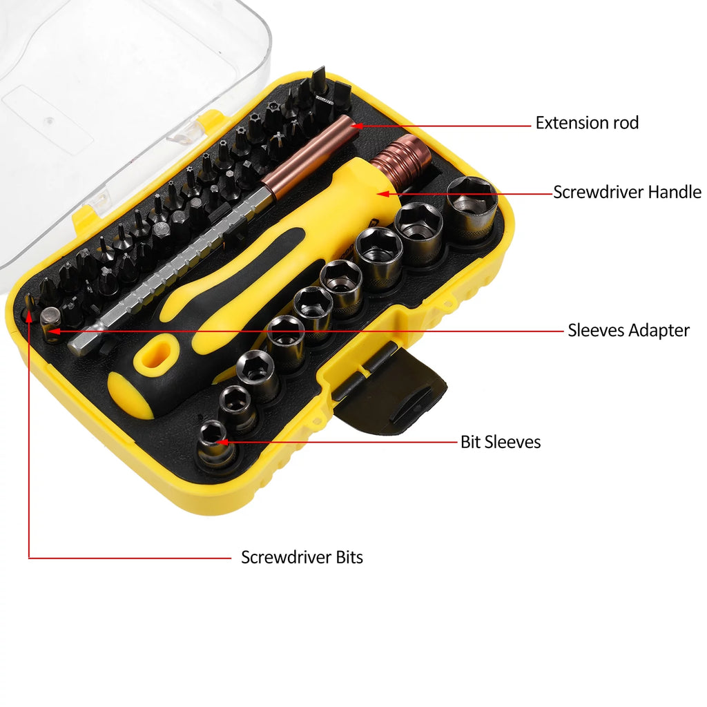 Socket Wrench Screwdriver Set D886