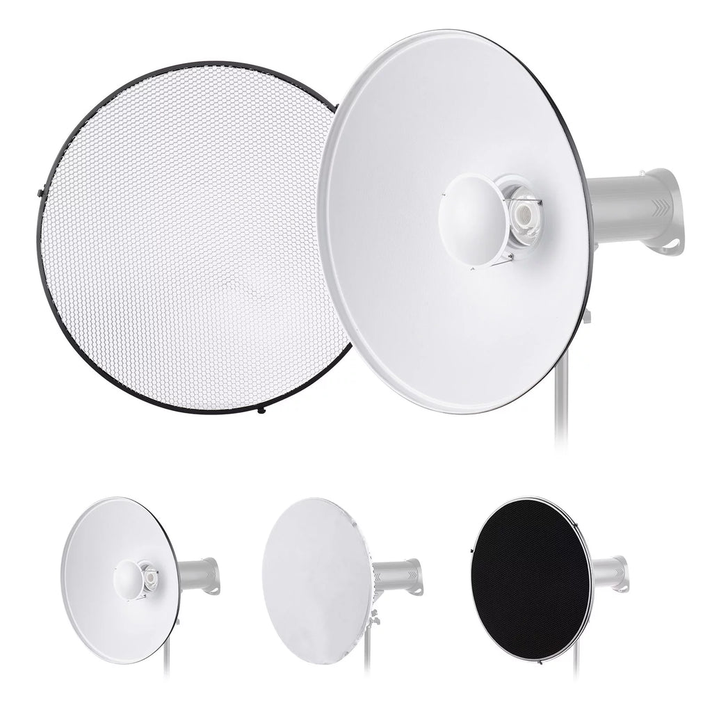 22 Inch Beauty Dish Reflector Diffuser with Honeycomb Soft Cloth G983